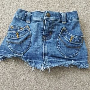 Girls Ralph Lauren jean skort sz 12 months